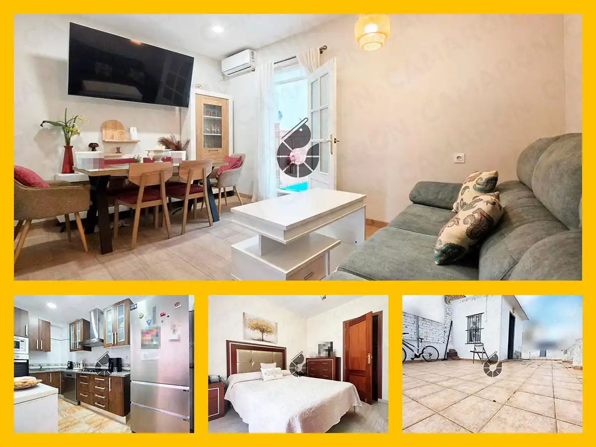 Exterior view of Detached homes for sale in Coria del Río  with Air Conditioner, Parquet flooring and Storage room