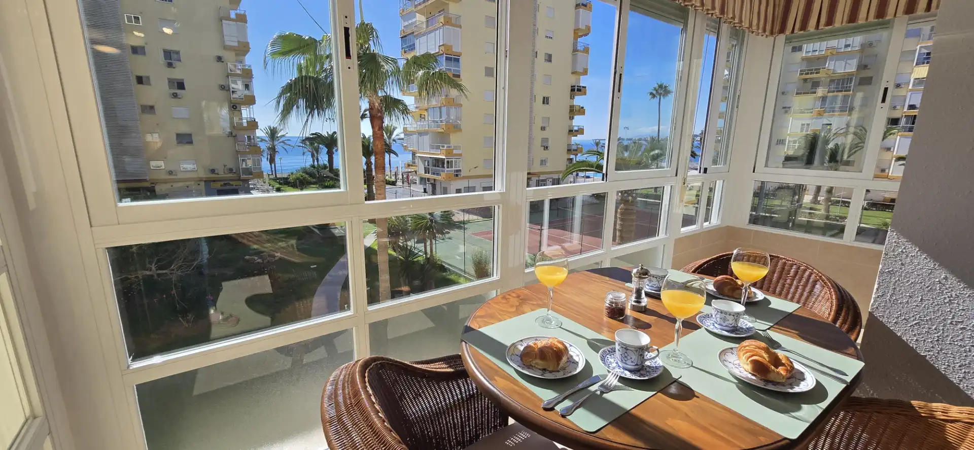 Wohnung zur Miete in Algarrobo mit Klimaanlage, Heizung und Terrasse