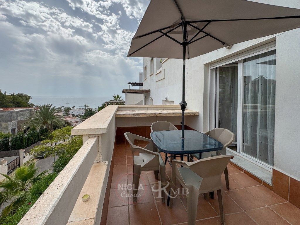 Terrassa de Apartament de lloguer en Mojácar amb Aire condicionat, Terrassa i Moblat