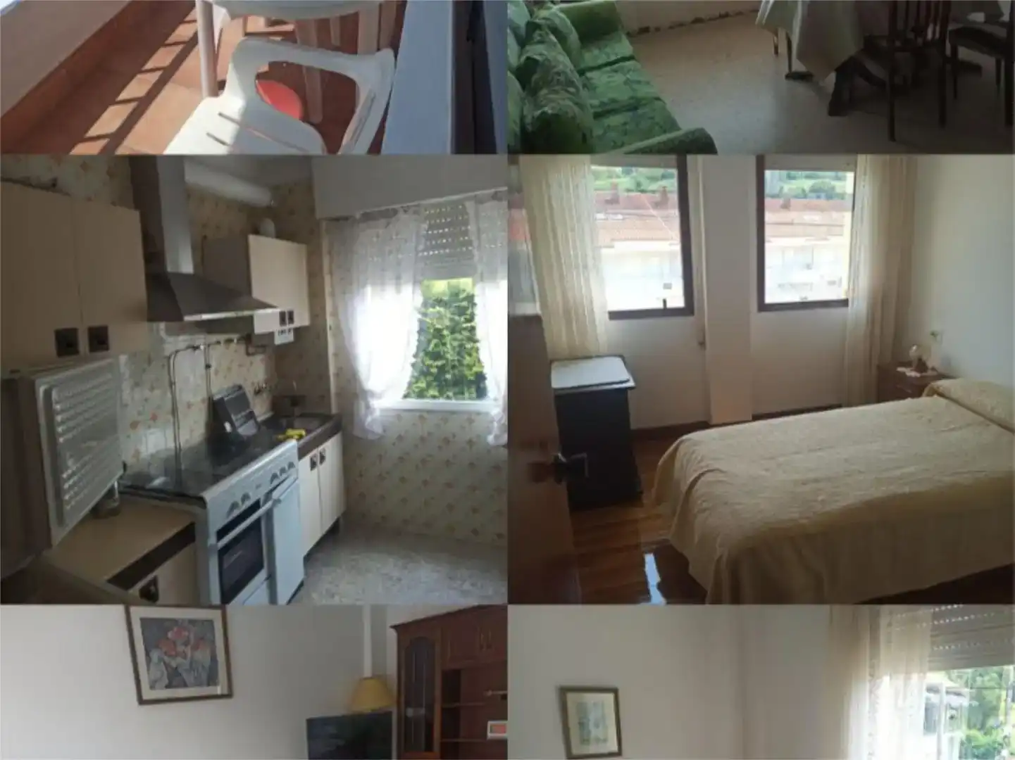 Bedroom of Flat for rent in Pontedeume  with Furnished and Balcony