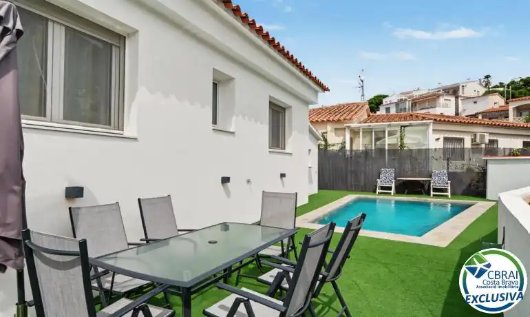 Terraza de Casa o chalet en venta en Roses con Aire acondicionado, Calefacción y Piscina