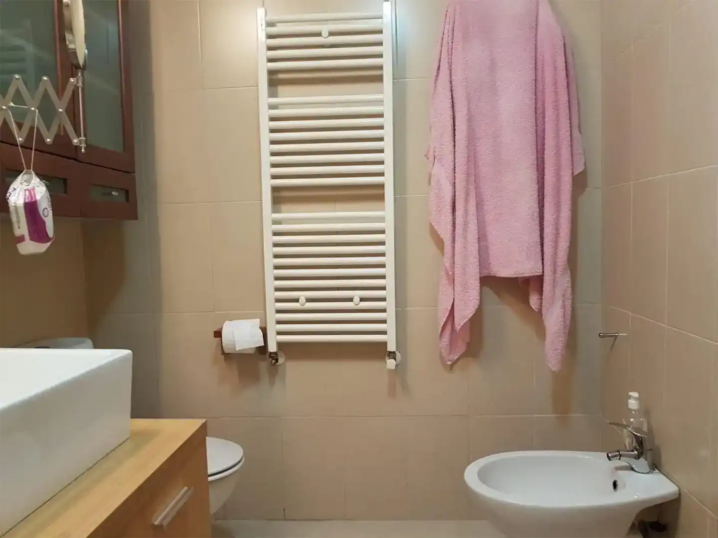 Bany de Apartament en venda en Murcia amb Aire condicionat, Jardí privat i Parquet