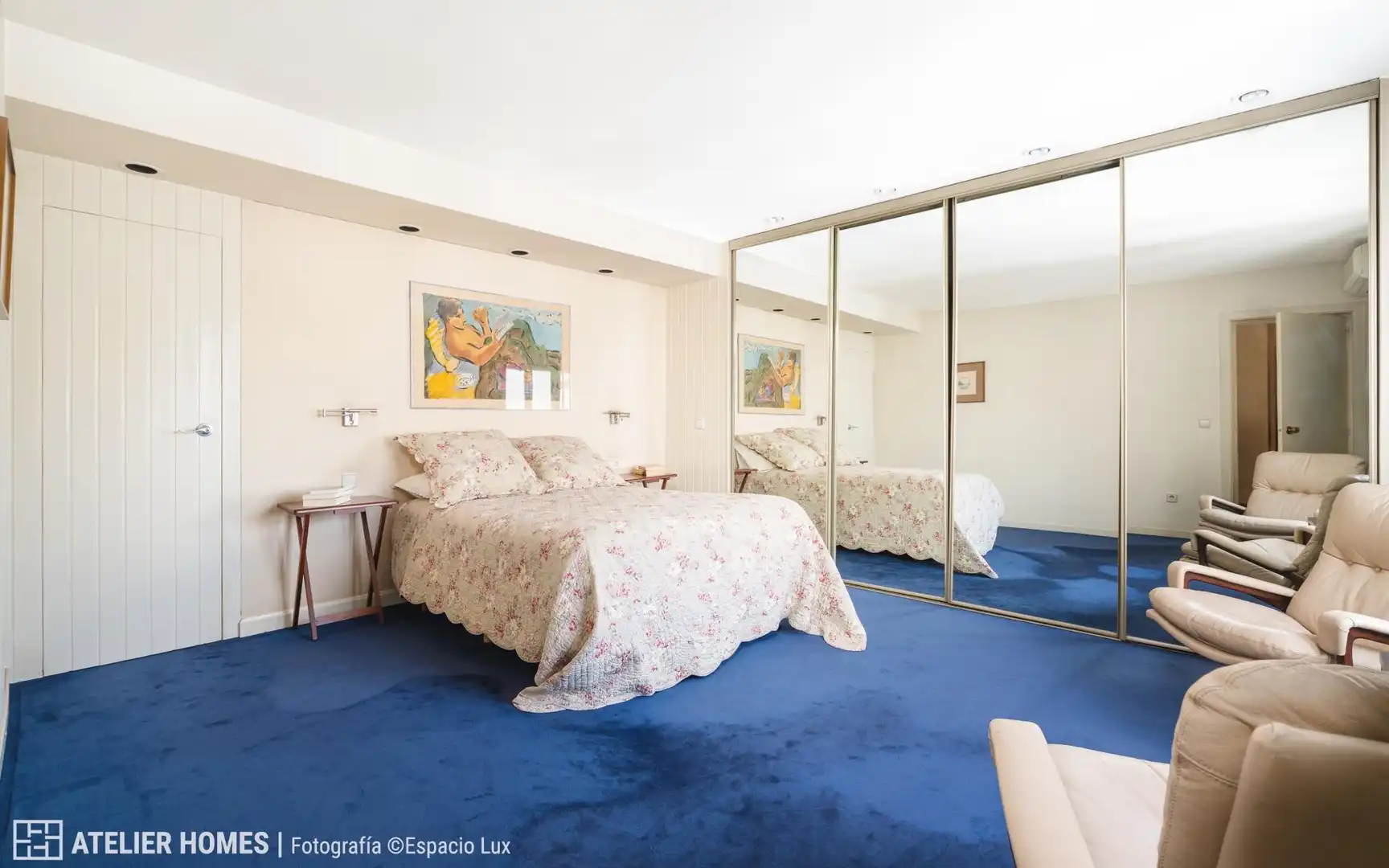 Schlafzimmer von Dachboden zum Verkauf in Zaragoza mit Klimaanlage, Heizung und Parkett