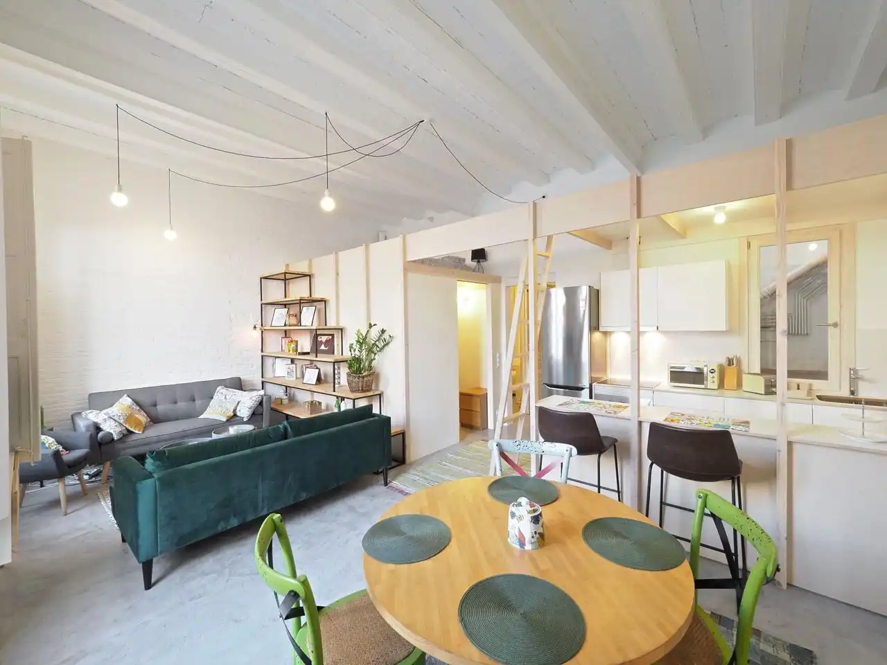 Wohnzimmer von Loft zur Miete in Eixample