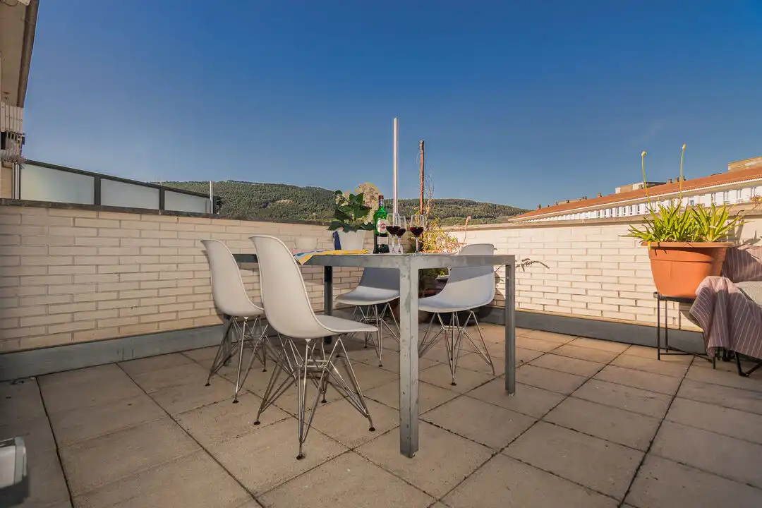 Terrassa de Àtic en venda en  Pamplona / Iruña amb Calefacció, Jardí privat i Terrassa