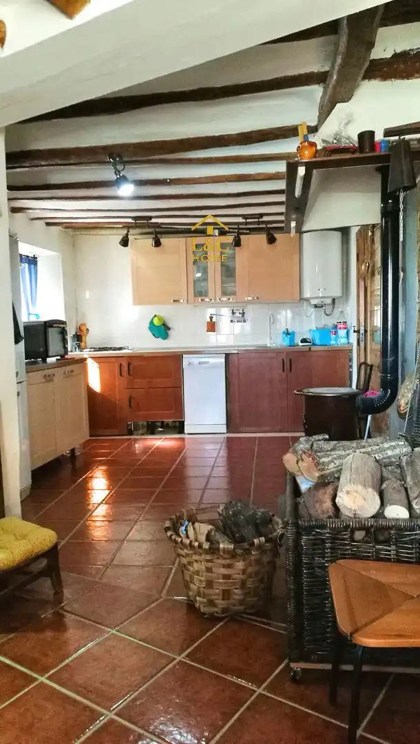 Cuina de Casa o xalet en venda en Almazul amb Jardí privat