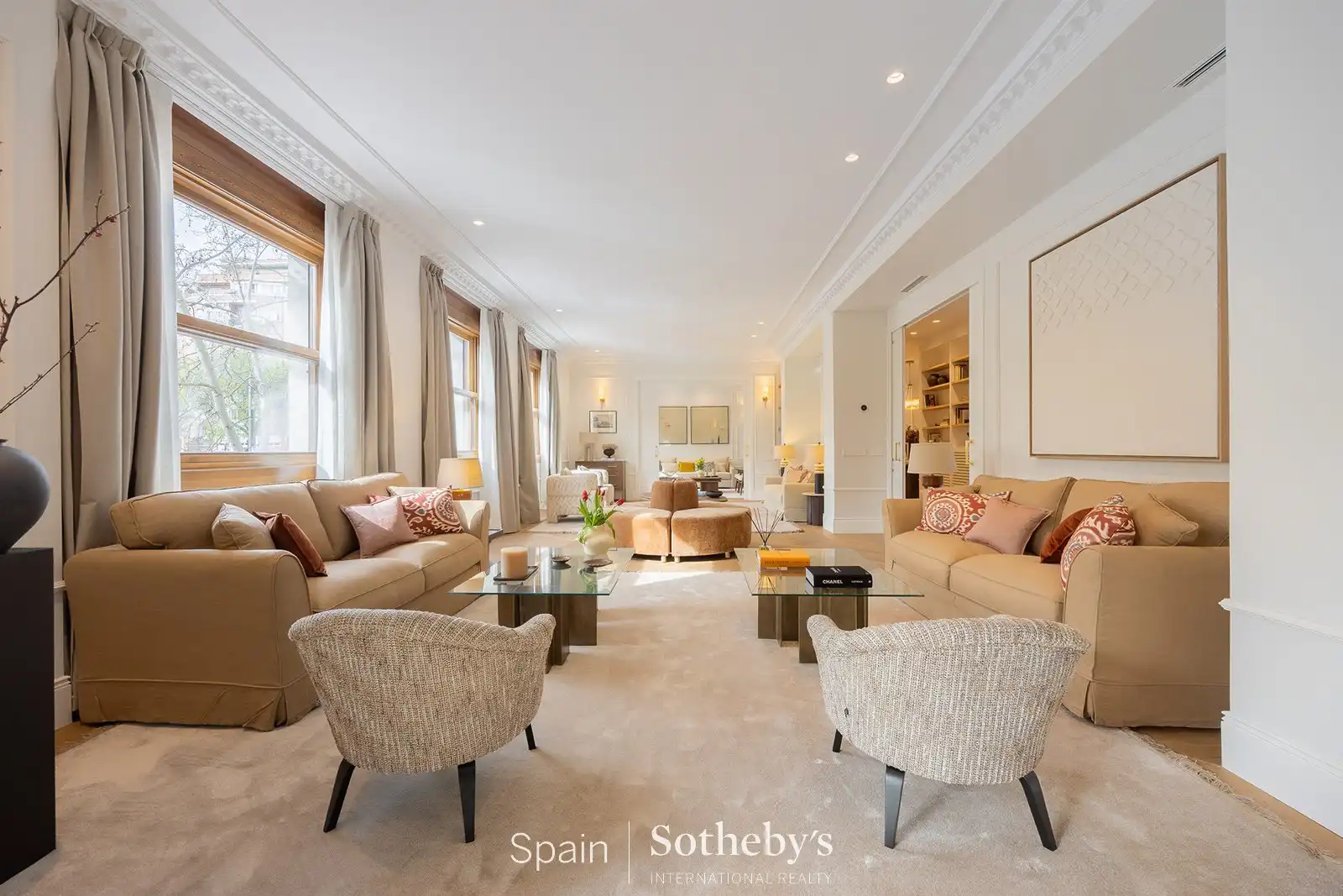 Sala de estar de Apartamento en venta en Madrid con Aire acondicionado, Calefacción y Terraza
