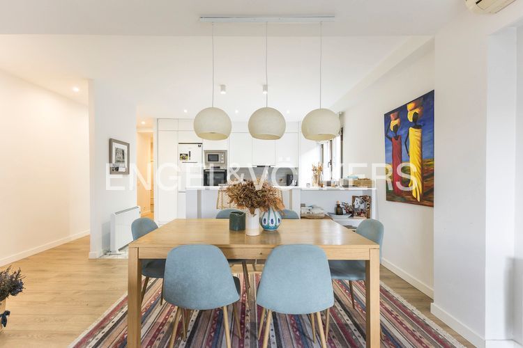 Dining room of Apartment for sale in  Madrid Capital  with Air Conditioner, Heating and Terrace
