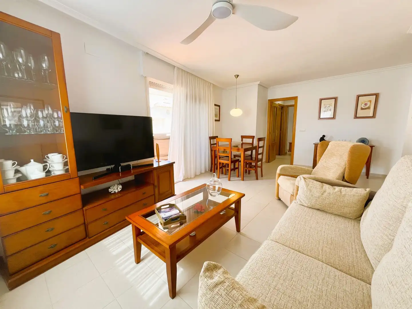 Living room of Flat for sale in Orihuela  with Furnished, Oven and Washing machine