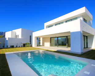 Exterior view of House or chalet for sale in Marbella  with Air Conditioner, Heating and Private garden
