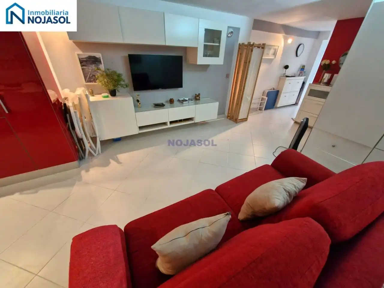 Sala de estar de Apartamento en venta en Santoña con Amueblado