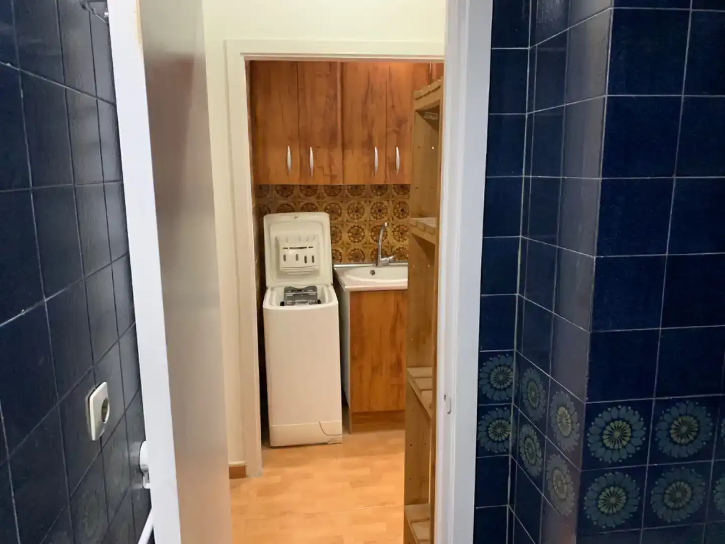 Kitchen of Study for rent in  Madrid Capital  with Air Conditioner and Balcony
