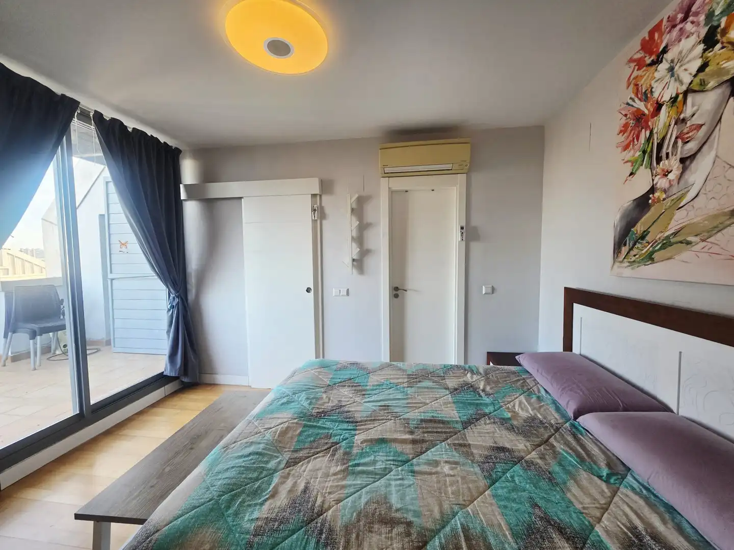 Schlafzimmer von Maisonette zum Verkauf in El Verger mit Klimaanlage, Privatgarten und Terrasse