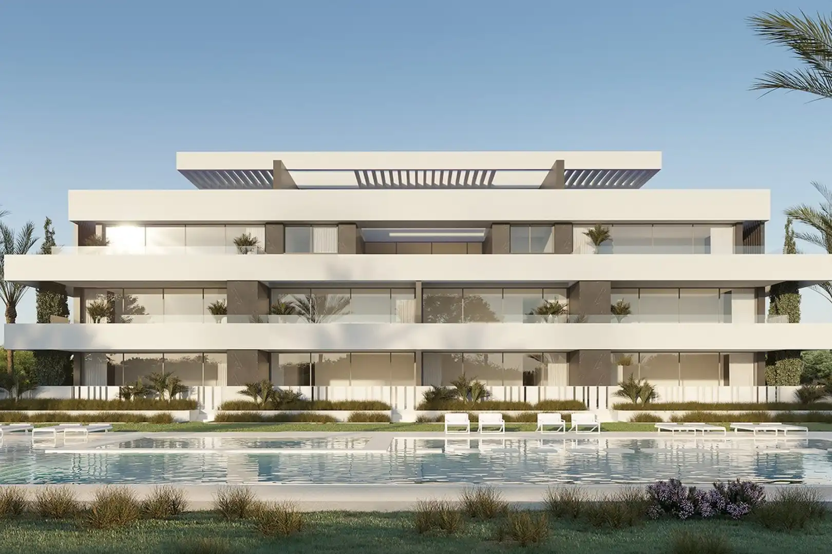 Vista exterior de Piso en venta en La Nucia con Aire acondicionado, Calefacción y Jardín privado