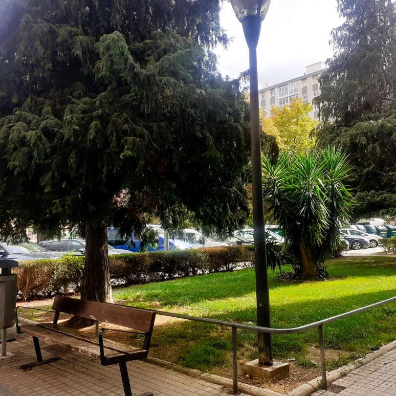 Vista exterior de Pis en venda en Barañáin / Barañain amb Calefacció i Moblat