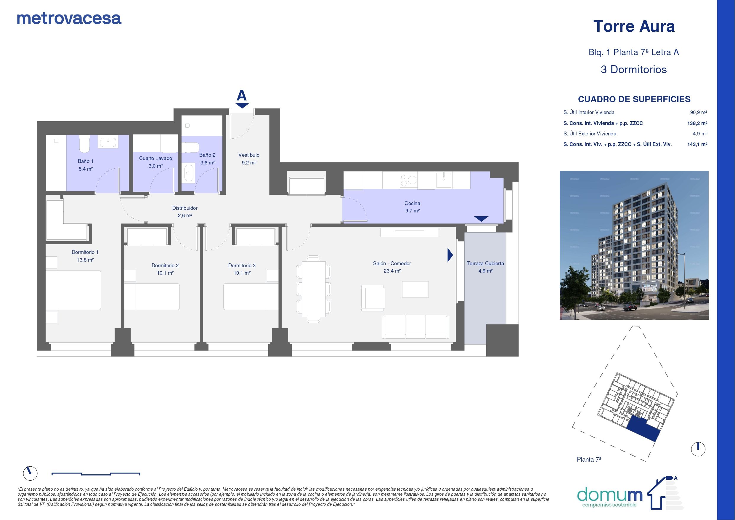 Pis en venda en A Coruña Capital  amb Calefacció, Terrassa i Traster