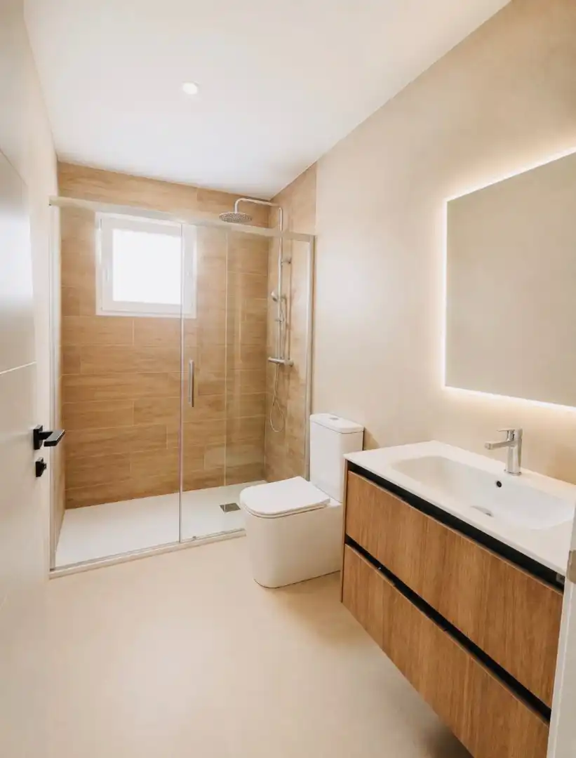 Bathroom of Flat for sale in Bellreguard  with Air Conditioner, Heating and Terrace