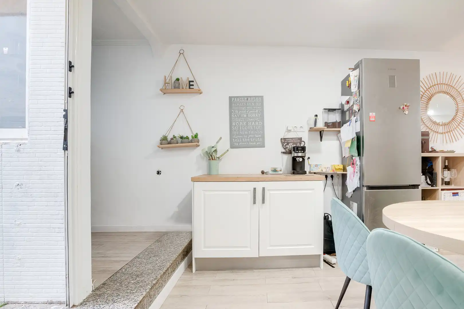 Kitchen of Flat for sale in Terrassa  with Terrace and Balcony