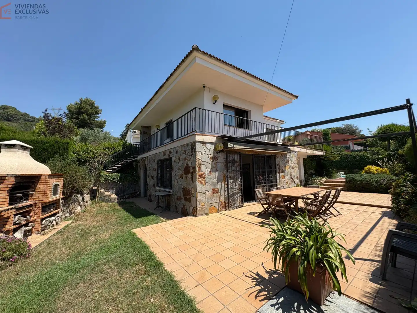 Jardí de Casa o xalet en venda en Caldes de Montbui amb Calefacció, Jardí privat i Terrassa
