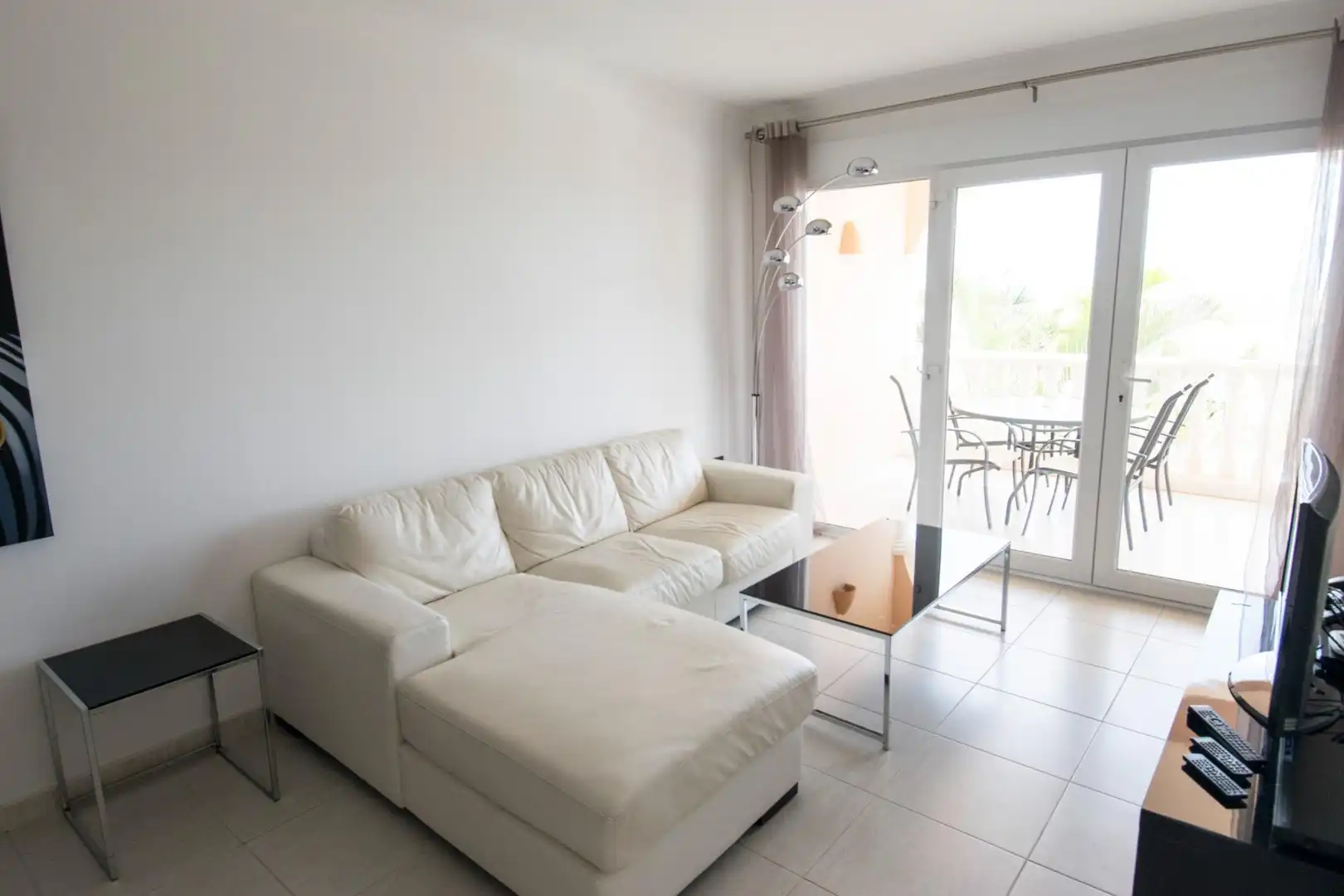 Sala de estar de Apartamento en venta en Benissa con Aire acondicionado, Calefacción y Jardín privado