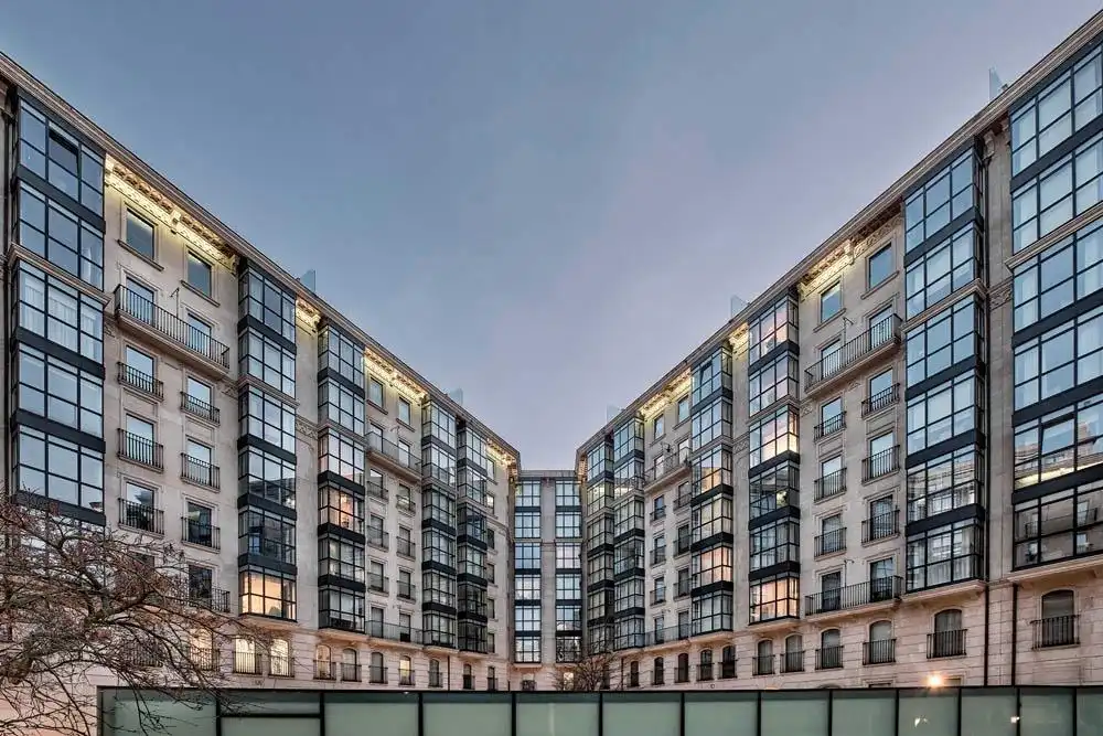 Vista exterior de Piso en venta en A Coruña Capital  con Calefacción, Jardín privado y Trastero