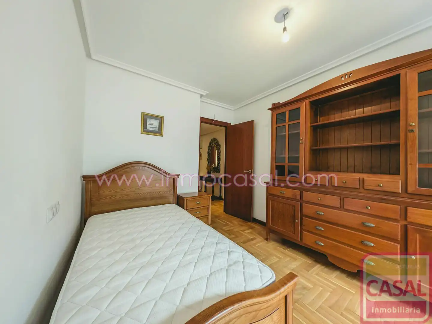 Bedroom of Flat for sale in Langreo  with Heating, Storage room and Furnished