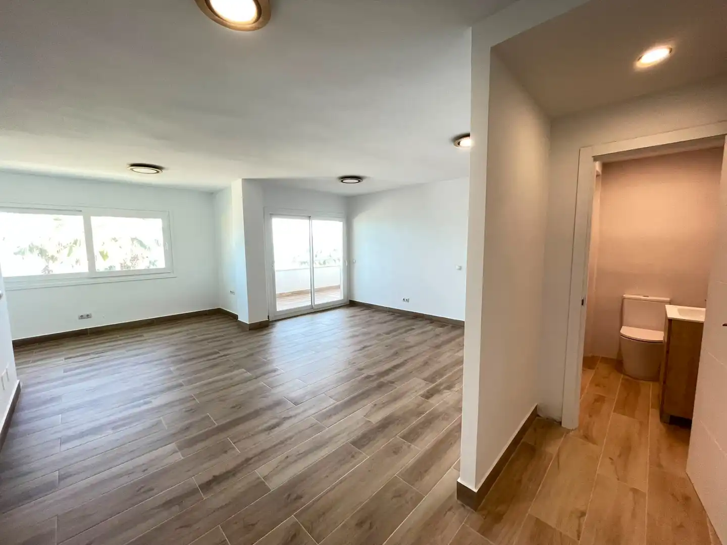Living room of Flat for rent in Málaga  with Air Conditioner, Terrace and Balcony