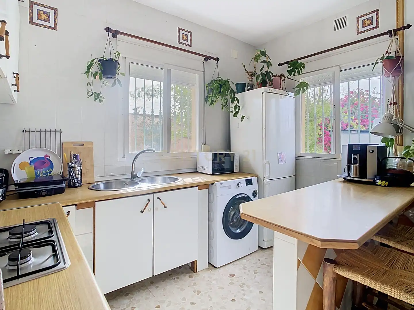 Cocina de Finca rústica en venta en Alhaurín El Grande con Aire acondicionado, Jardín privado y Trastero