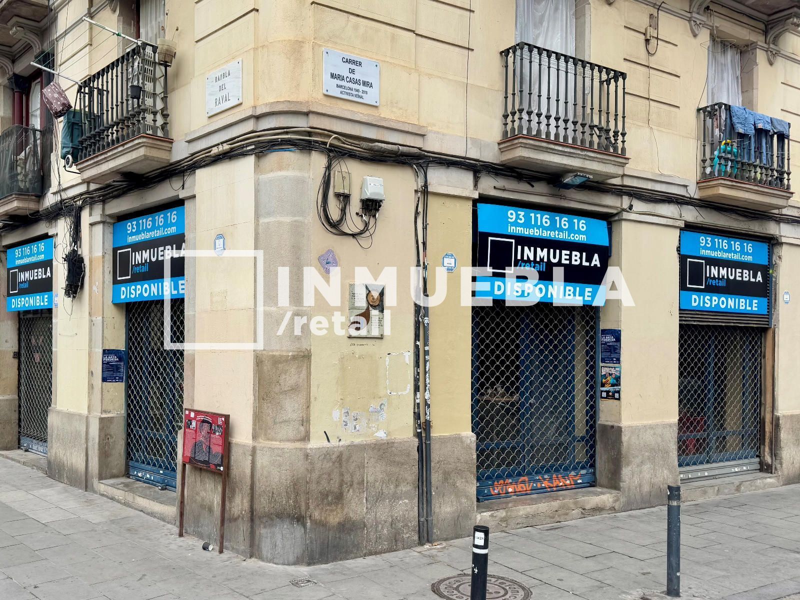 Vista exterior de Local de lloguer en  Barcelona Capital amb Aire condicionat, Terrassa i Moblat