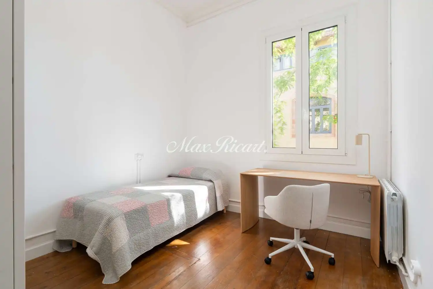 Bedroom of Flat for rent in Barcelona  with Air Conditioner, Heating and Swimming Pool