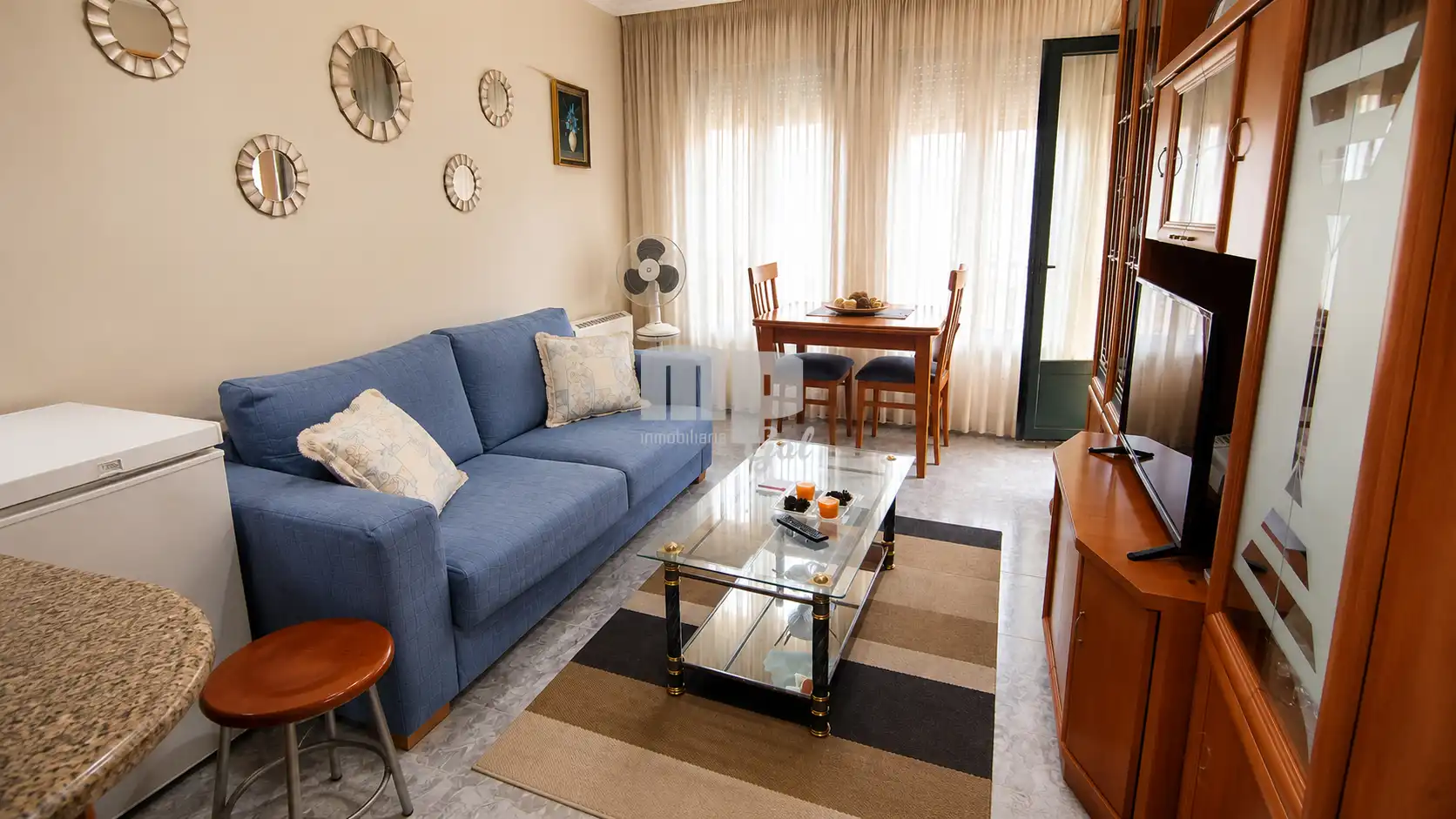 Sala d'estar de Pis en venda en Redondela amb Calefacció, Parquet i Balcó