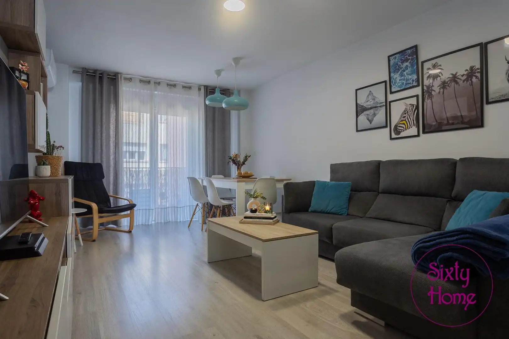 Sala d'estar de Pis en venda en Zaragoza amb Aire condicionat, Calefacció i Terrassa