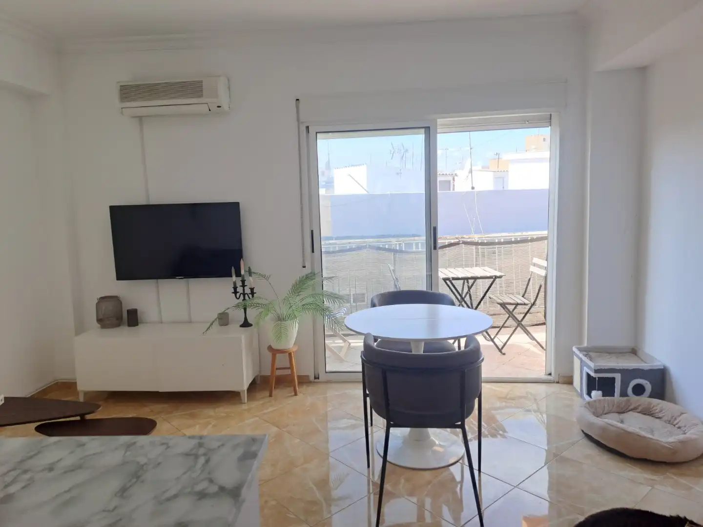 Sala de estar de Piso en venta en Manises con Aire acondicionado y Terraza