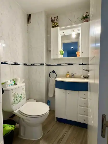 Bathroom of Flat for sale in Madrid  with Heating, Terrace and Storage room