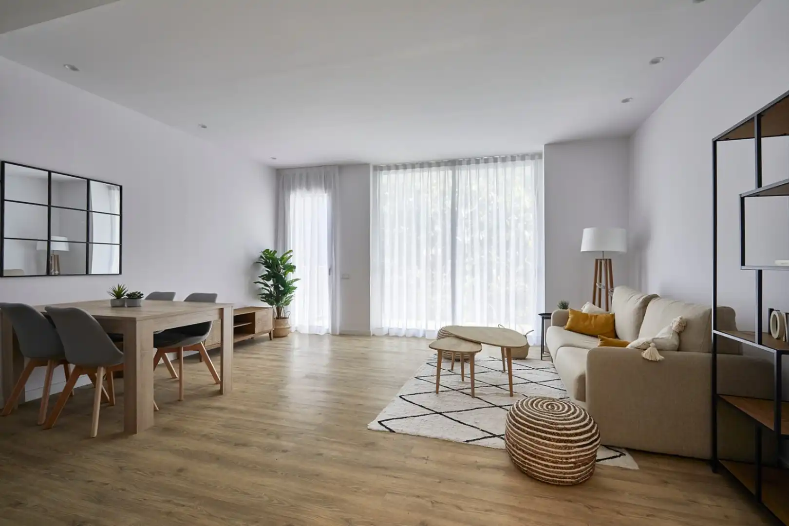 Wohnzimmer von Wohnung zur Miete in  Barcelona Capital