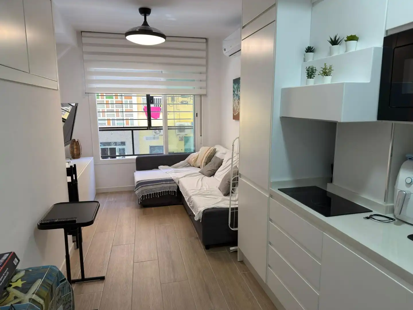 Sala d'estar de Dúplex en venda en Málaga amb Aire condicionat i Moblat