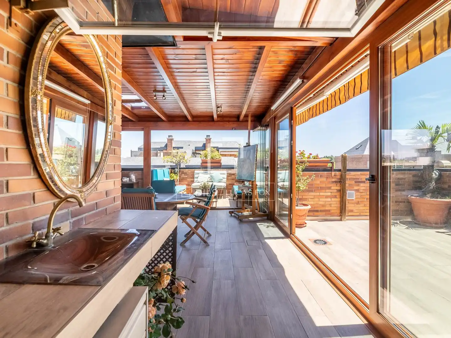 Terrace of Attic for sale in Majadahonda  with Terrace, Storage room and Swimming Pool