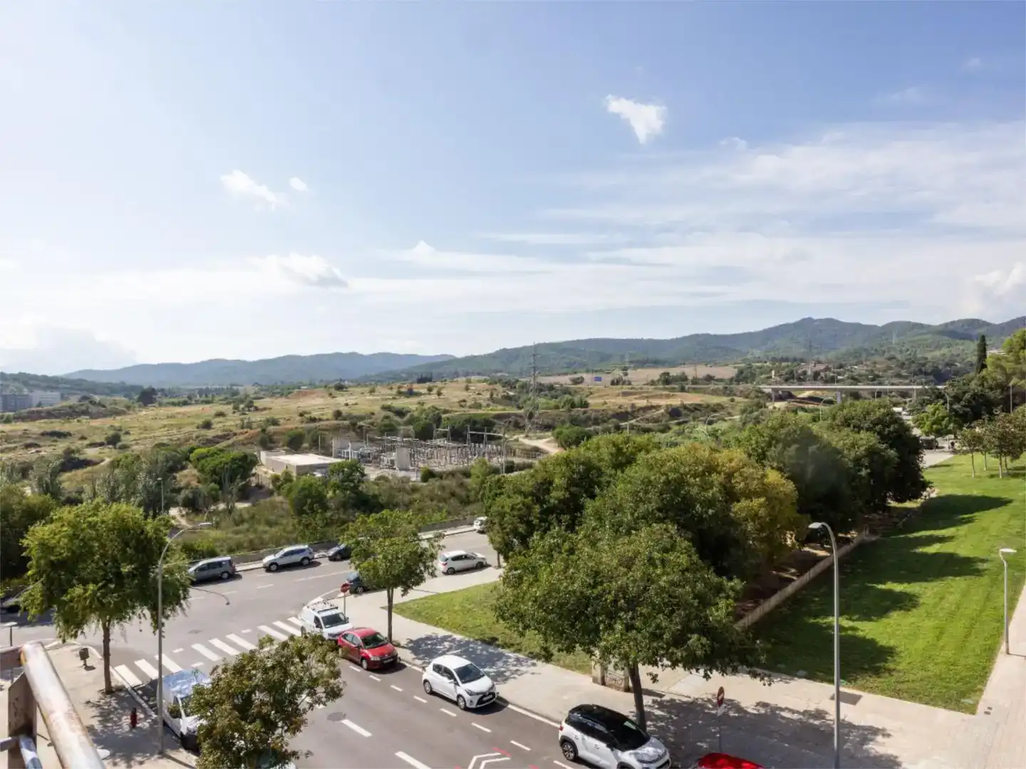 Vista exterior de Piso en venta en Terrassa con Aire acondicionado y Balcón