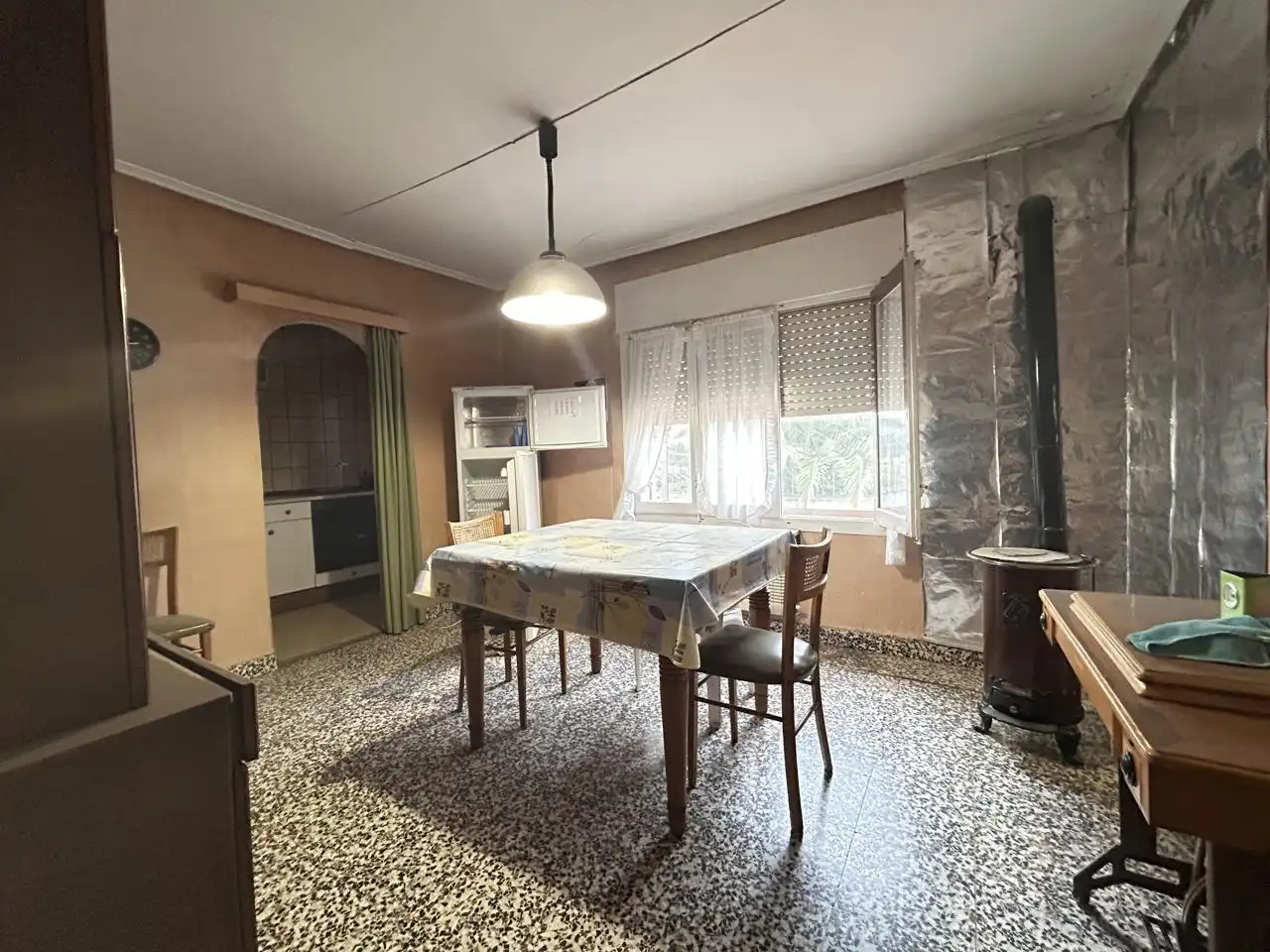 Menjador de Casa o xalet en venda en Ribaforada amb Calefacció i Traster