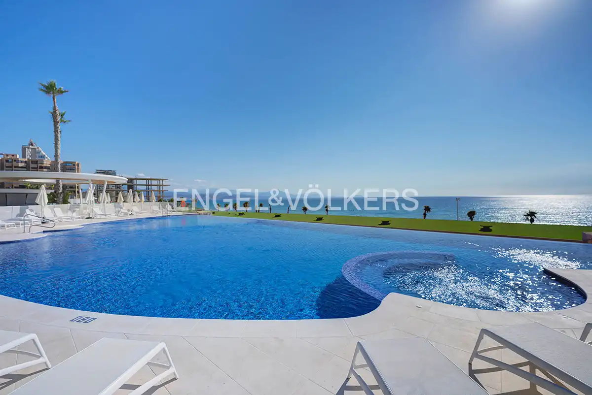 Swimming pool of Flat for rent in Alicante / Alacant  with Air Conditioner, Terrace and Furnished