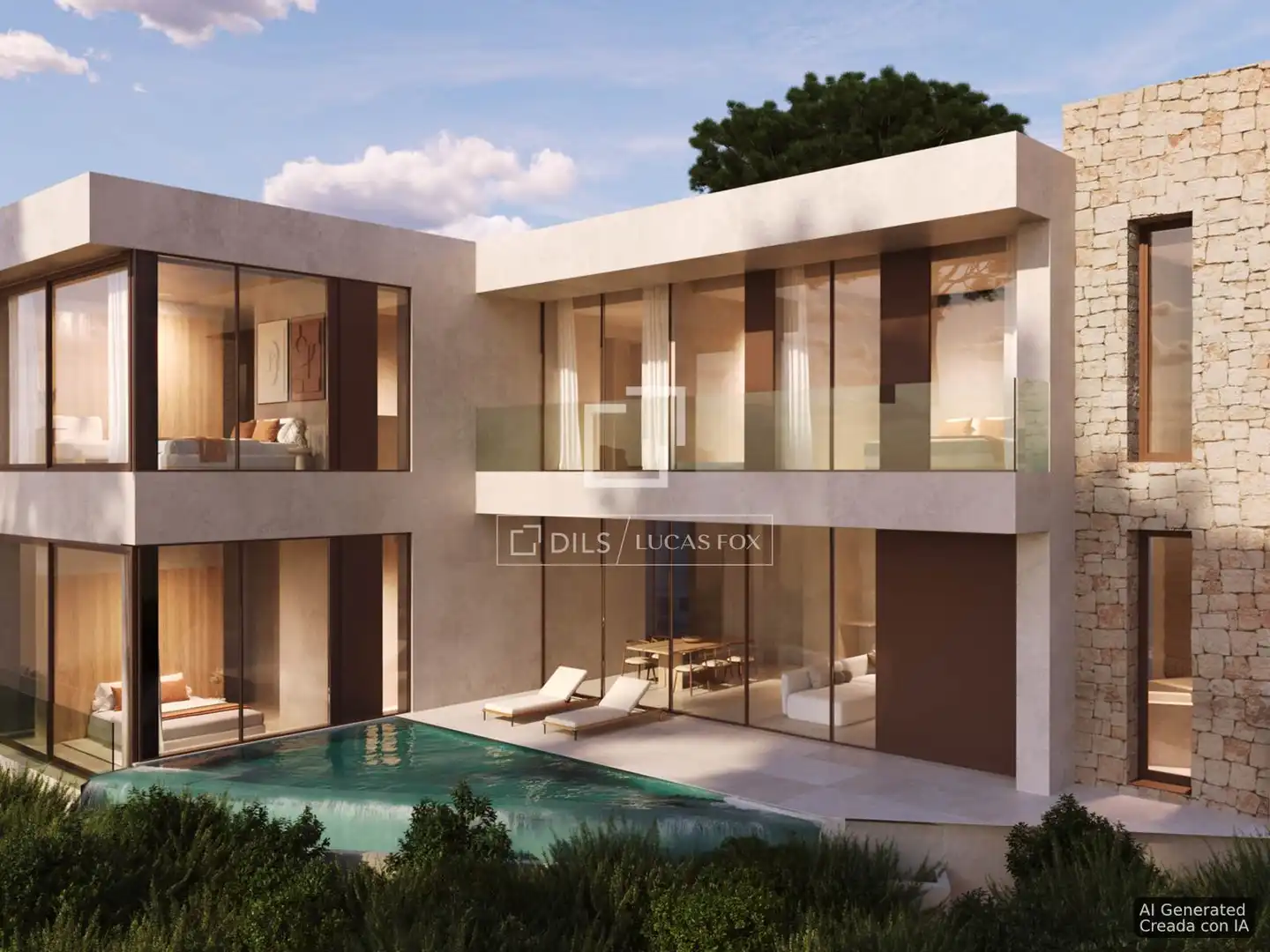 Terraza de Casa o chalet en venta en Santa Eulària des Riu con Aire acondicionado, Calefacción y Jardín privado