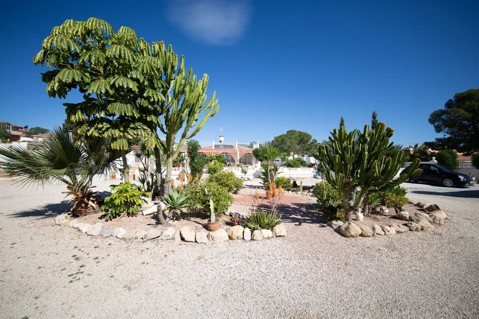 Vista exterior de Casa o xalet en venda en Mutxamel amb Aire condicionat, Calefacció i Jardí privat