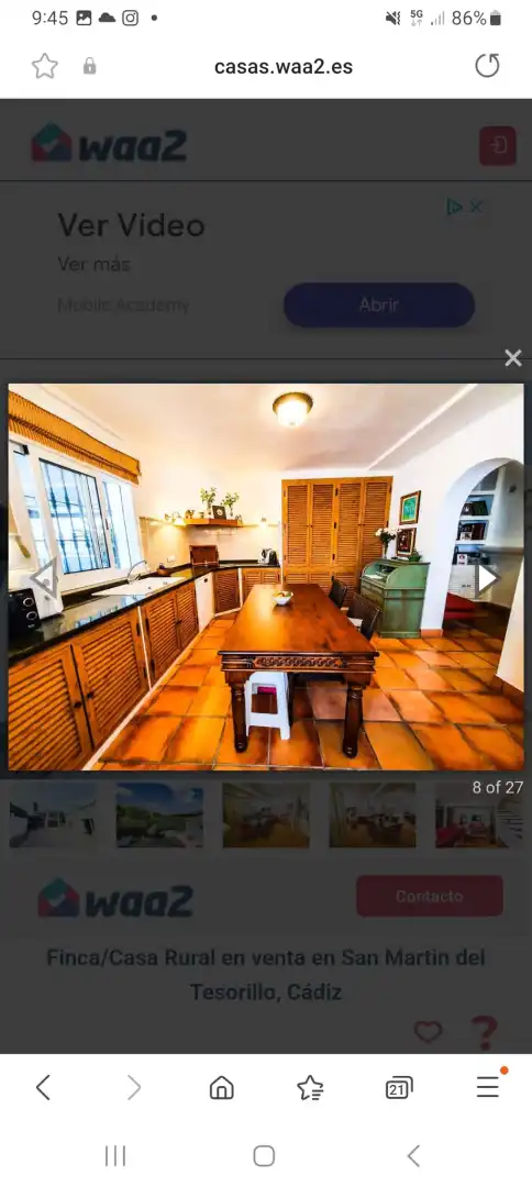 Kitchen of Land for sale in Algeciras