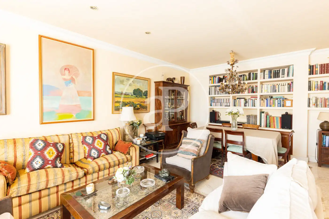 Living room of Houses for rent in  Palma de Mallorca  with Air Conditioner, Private garden and Terrace