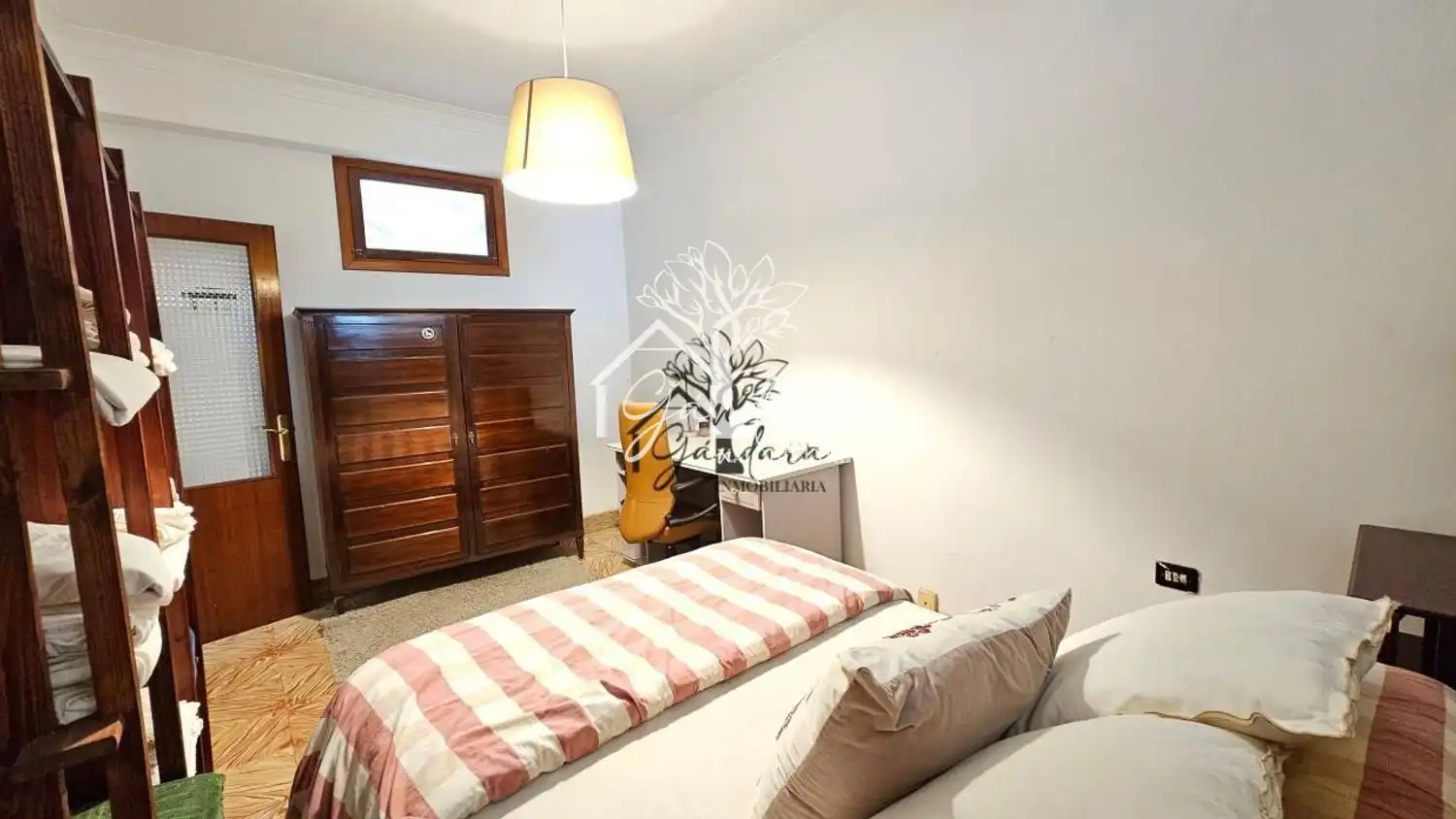 Bedroom of Flat for rent in Ferrol  with Heating, Furnished and Oven