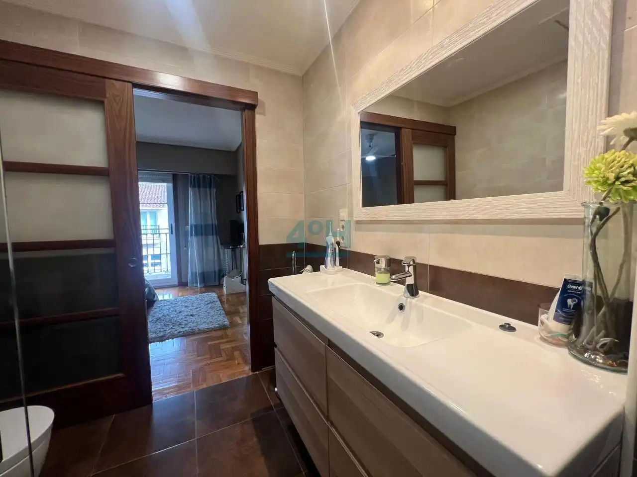 Baño de Casa adosada en venta en Ourense Capital  con Calefacción, Jardín privado y Parquet