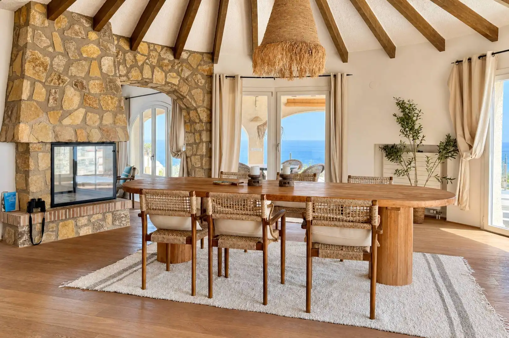 Comedor de Casa o chalet en venta en Jávea / Xàbia con Aire acondicionado, Calefacción y Jardín privado