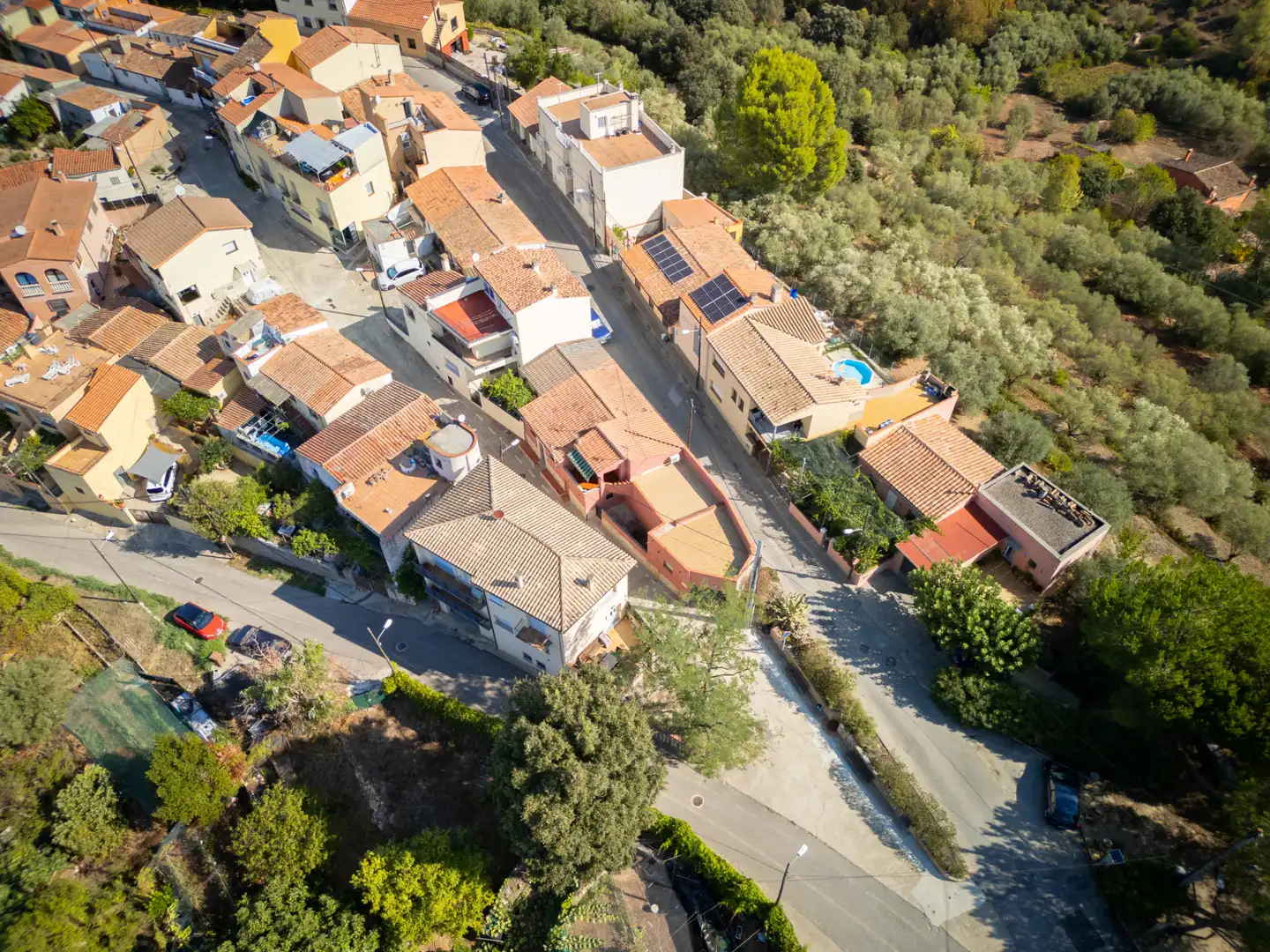 Exterior view of Houses for sale in Girona  with Air Conditioner, Heating and Terrace