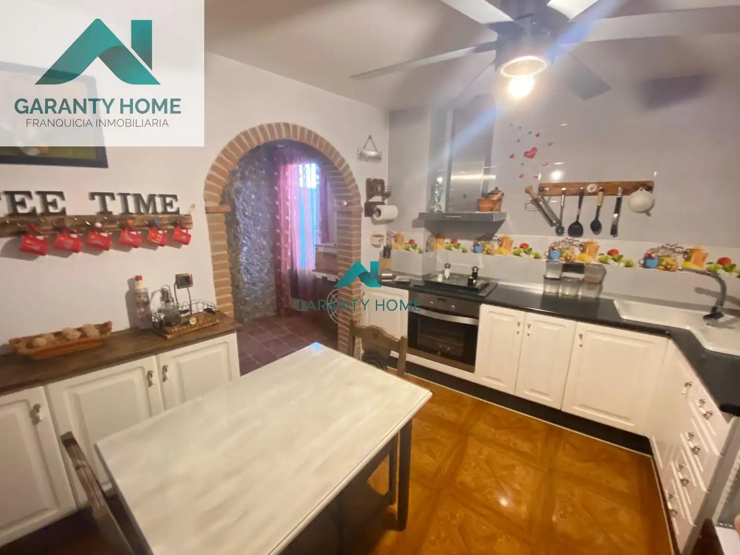 Cocina de Casa adosada en venta en Villardompardo con Aire acondicionado, Jardín privado y Terraza