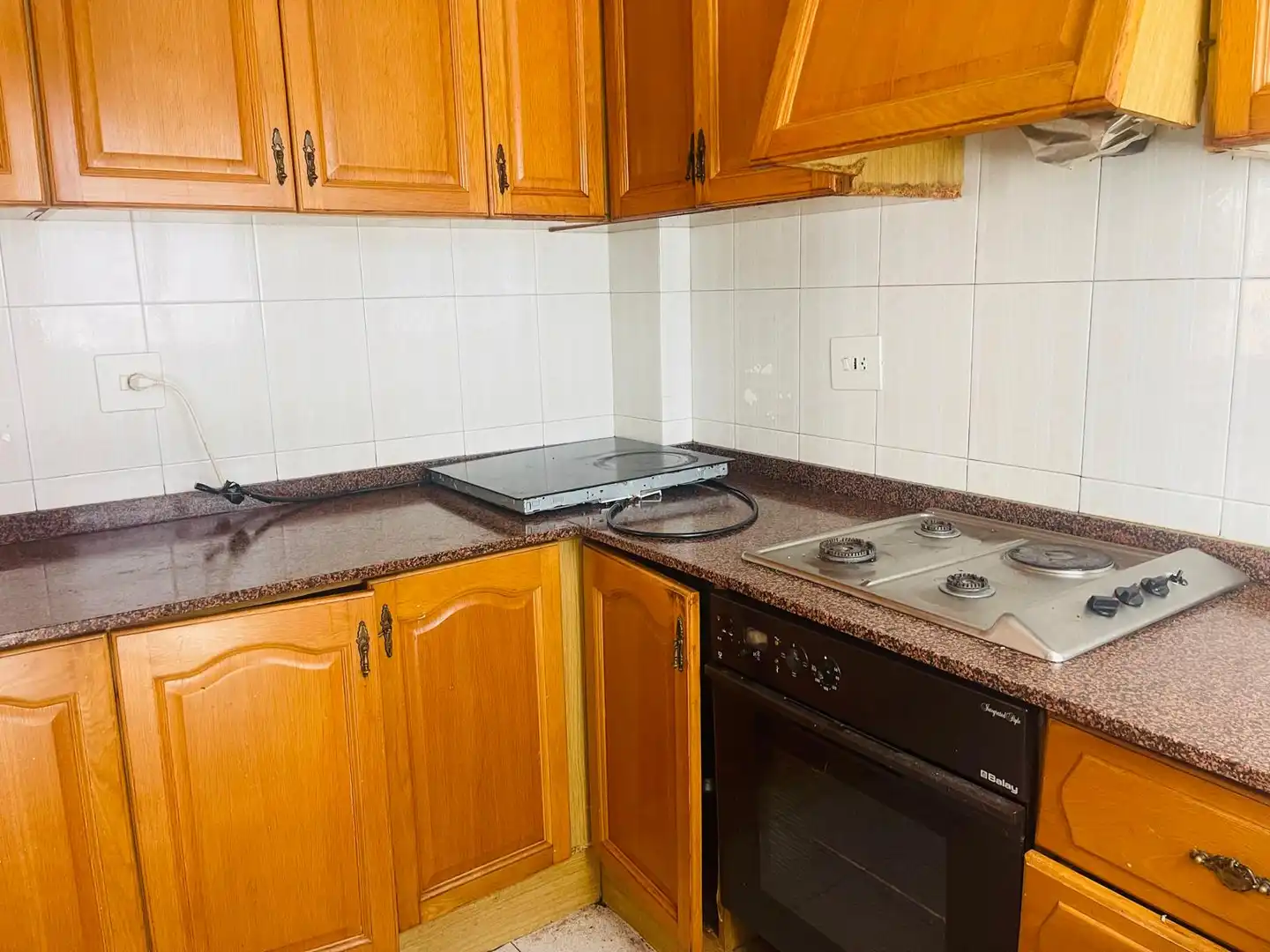 Kitchen of Flat for sale in Gandia  with Washing machine and Balcony